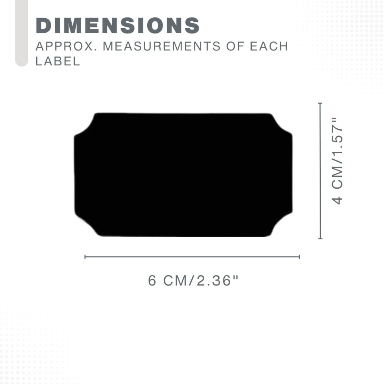 Stickers, 24 labels for labelling containers - Image 4
