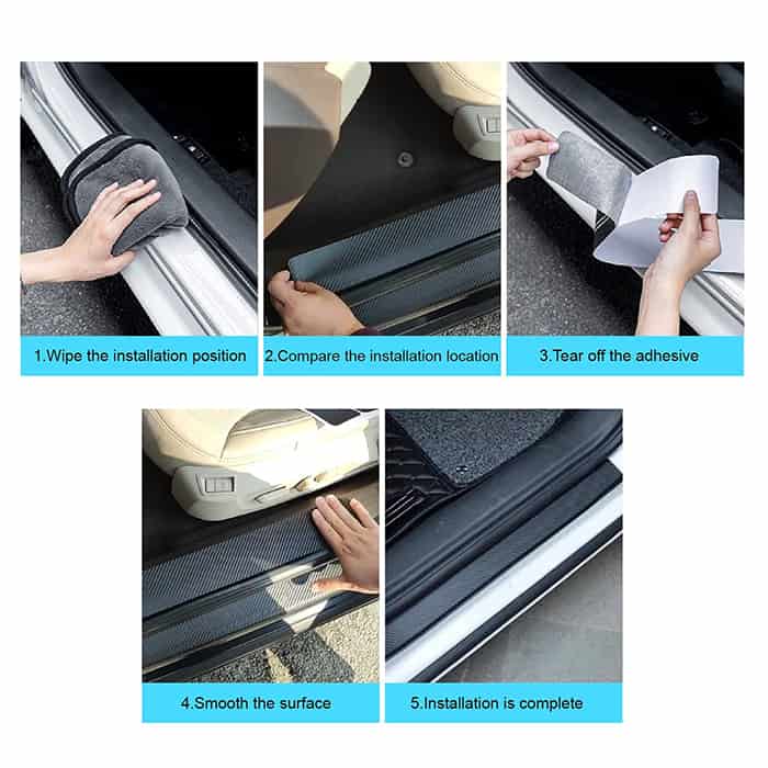 Stickers4Car, car sill protection stickers (4 pcs.) - Image 4