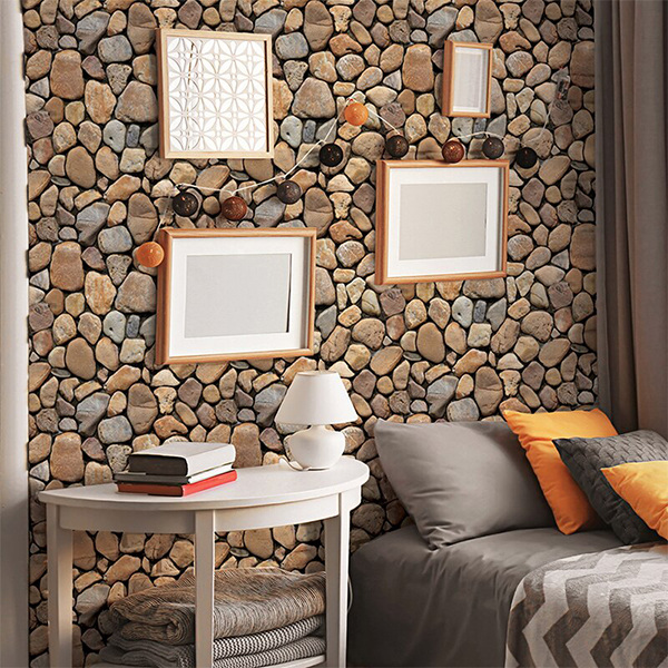3D Stone Imitation Wallcoverings