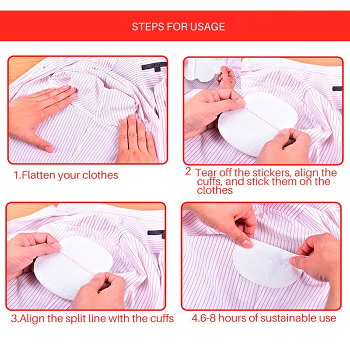 StopSweat, pads against sweat stains on clothes (30 pcs) - Image 6
