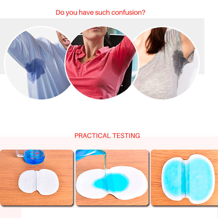 The anti-sweat stain pads are made of breathable and soft materials that allow air to circulate!