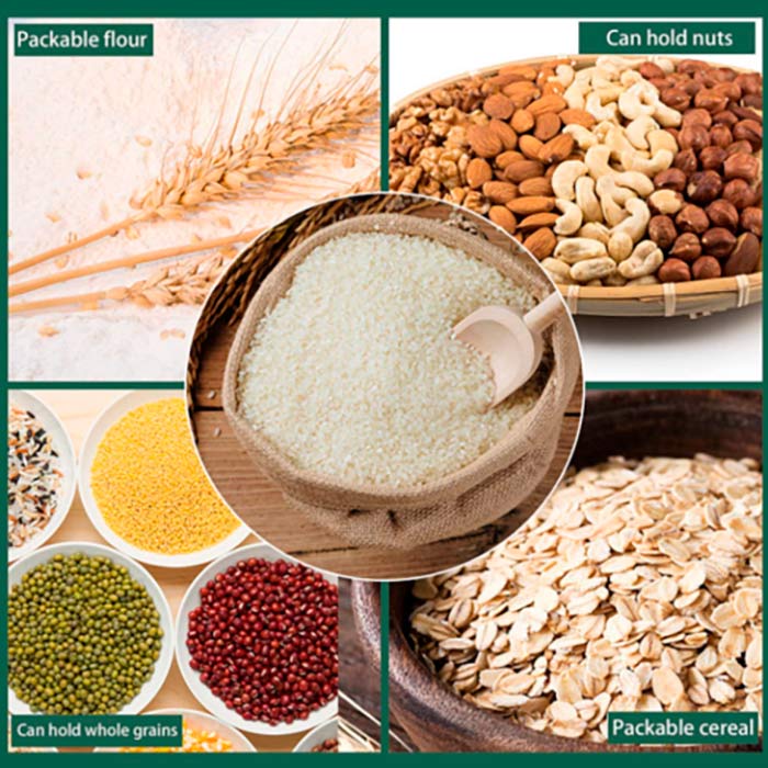 Convenient storage for food (rice, lentils, millet porridge, cereals...) and liquids (water, oil, vinegar, wine...).