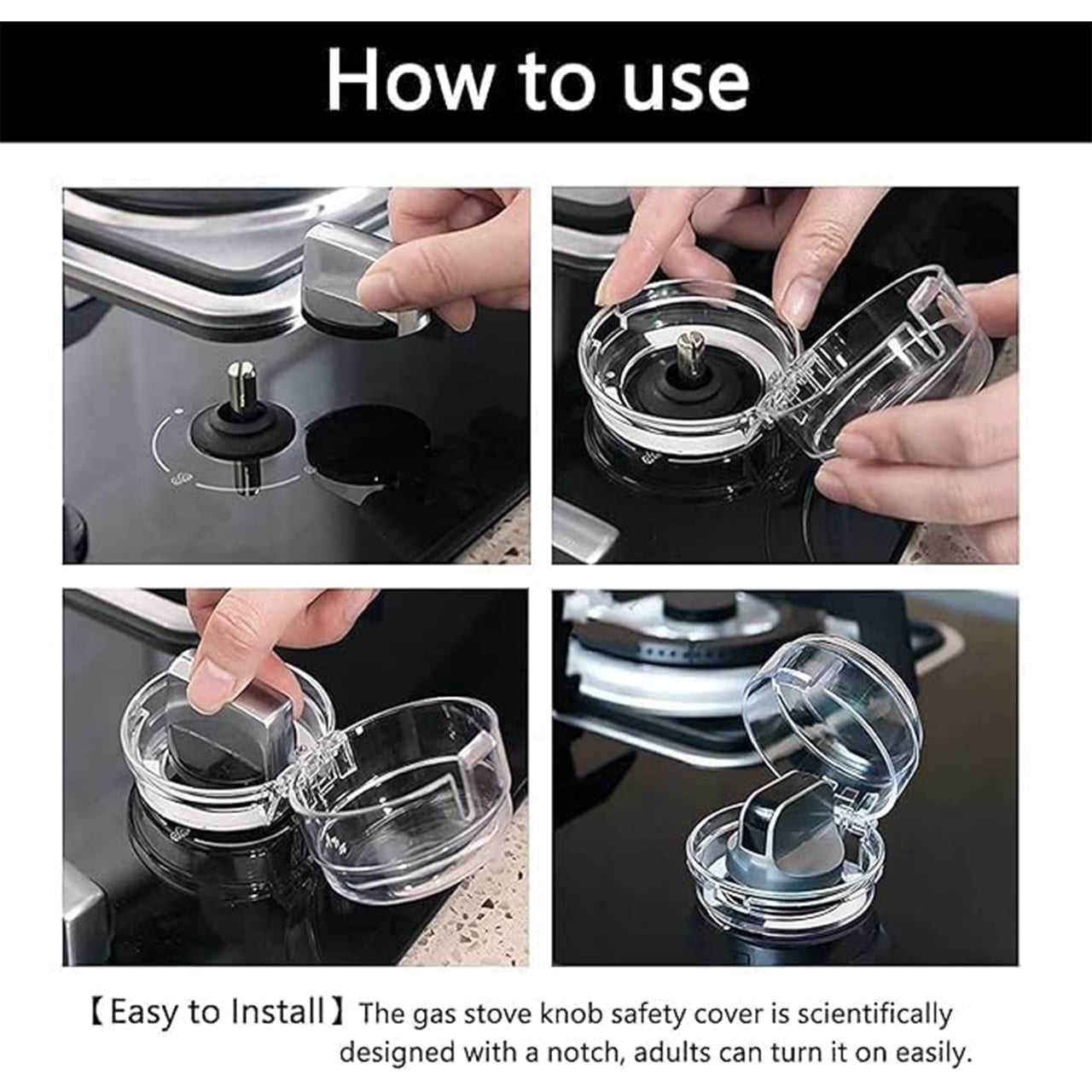 StoveKnob, child safety cover for the button on the cooker (2 pieces) - Image 6