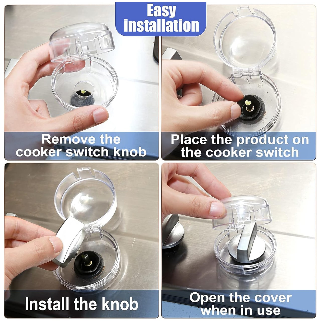 StoveKnob, child safety cover for the button on the cooker (2 pieces) - Image 10