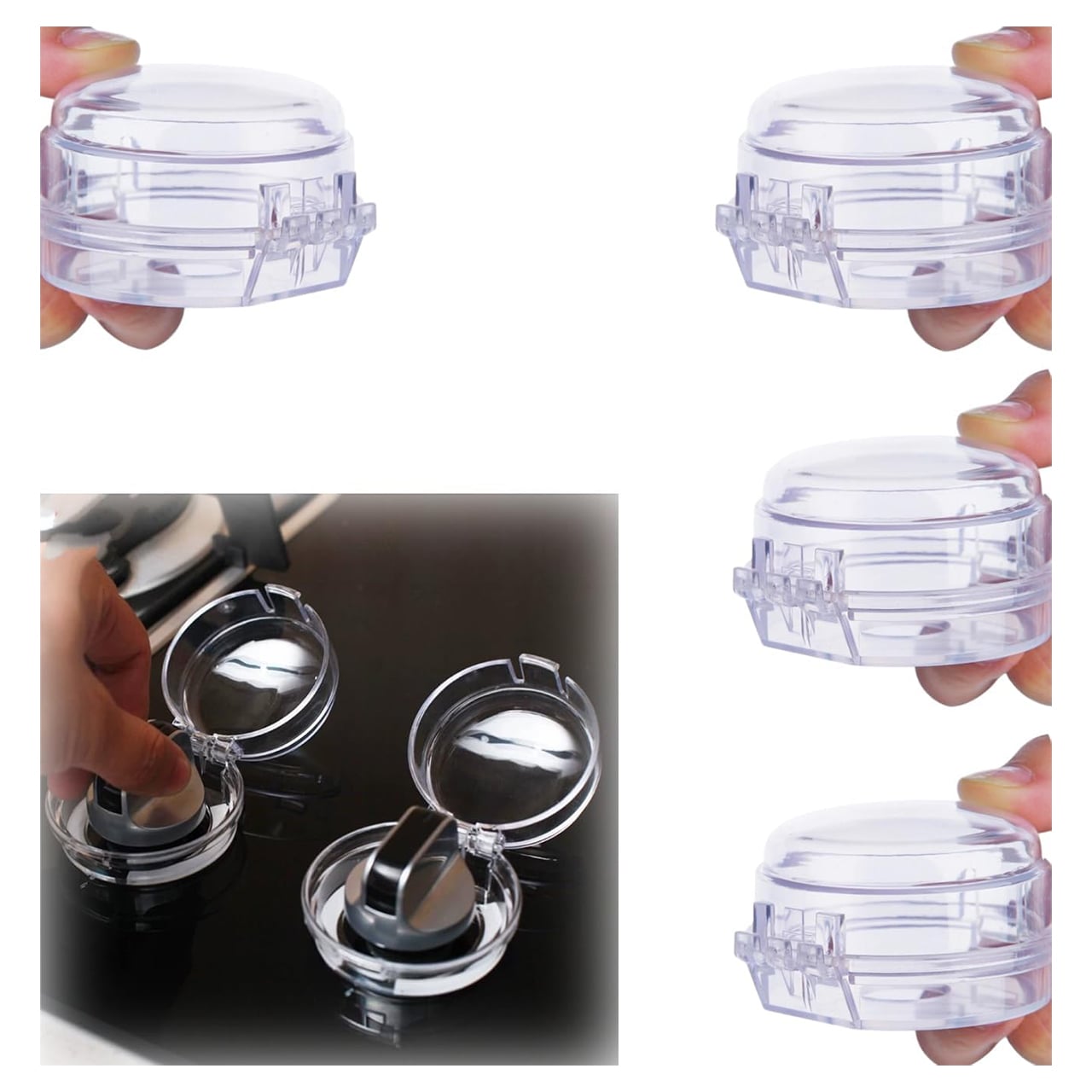 The transparent design allows you to see above the buttons.