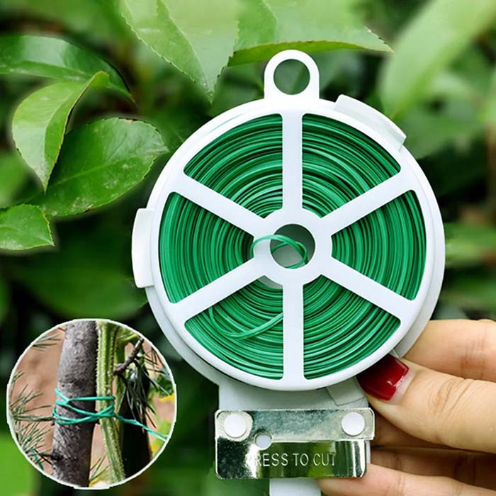 The strong wire is suitable for good anchoring of plants such as tomatoes, cucumbers, climbing plants, etc.