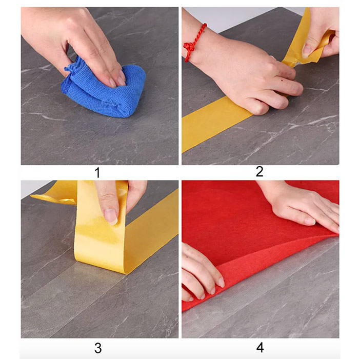 The adhesive tape is waterproof and heat-resistant!