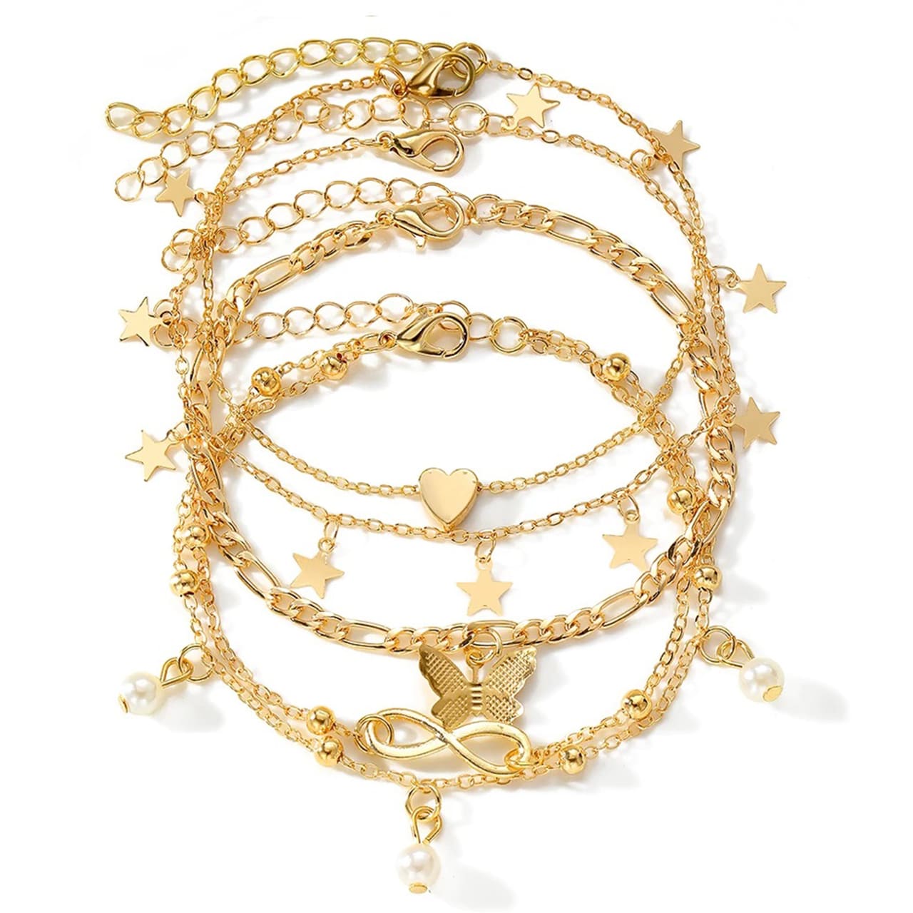 SummerSet, set of 4 leg bracelets - Image 7