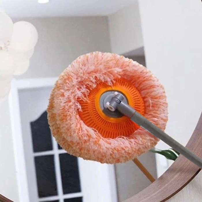 The broom is suitable for wet and dry cleaning!