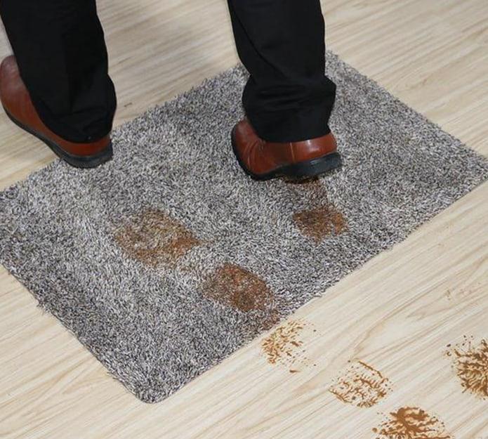 Magic absorbent mat