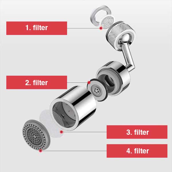 TapStar, tap with 720° rotating spray head - Image 9