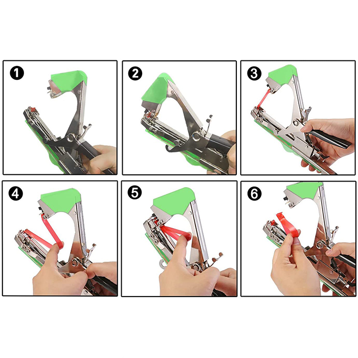 Works as easily as a stapler - 1 press and the job is done!
