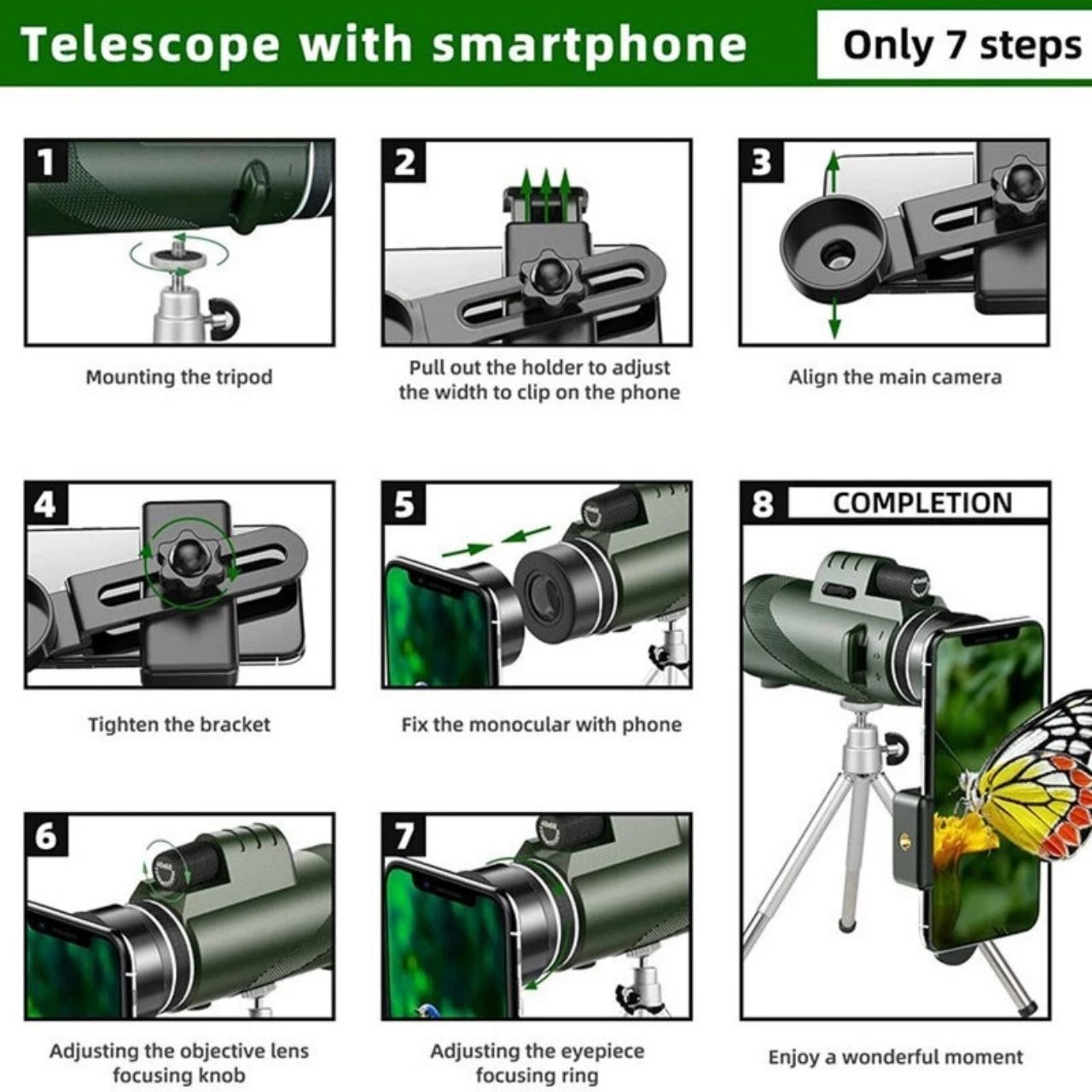 Telescope, monocular observing telescope - Image 3