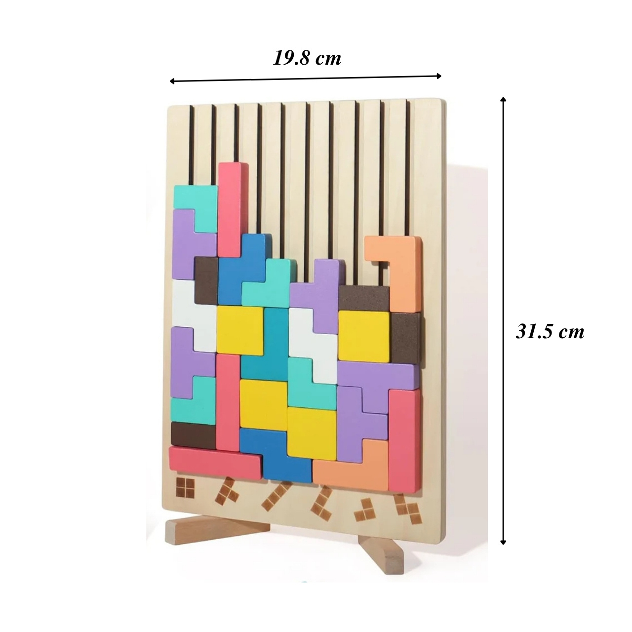 Tetris, wooden didactic toy - Image 7