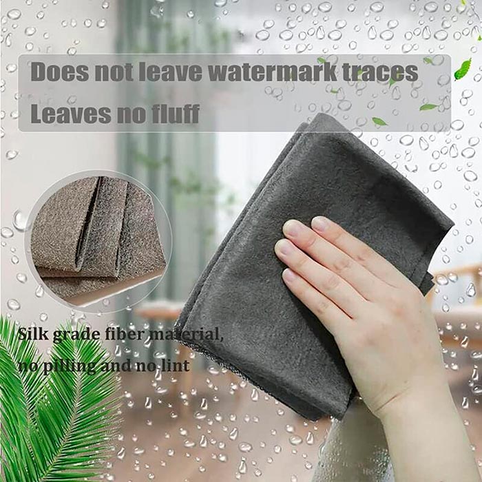 The cloth is suitable for a variety of surfaces - windows, hobs, car, furniture, appliances, glass, wood, etc.