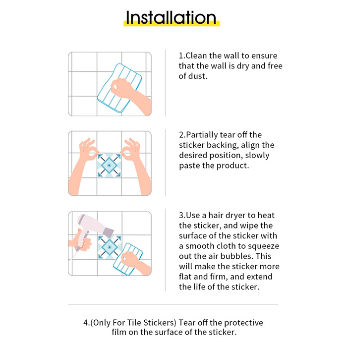 TileDecor, wall stickers in imitation of tiles - Image 8