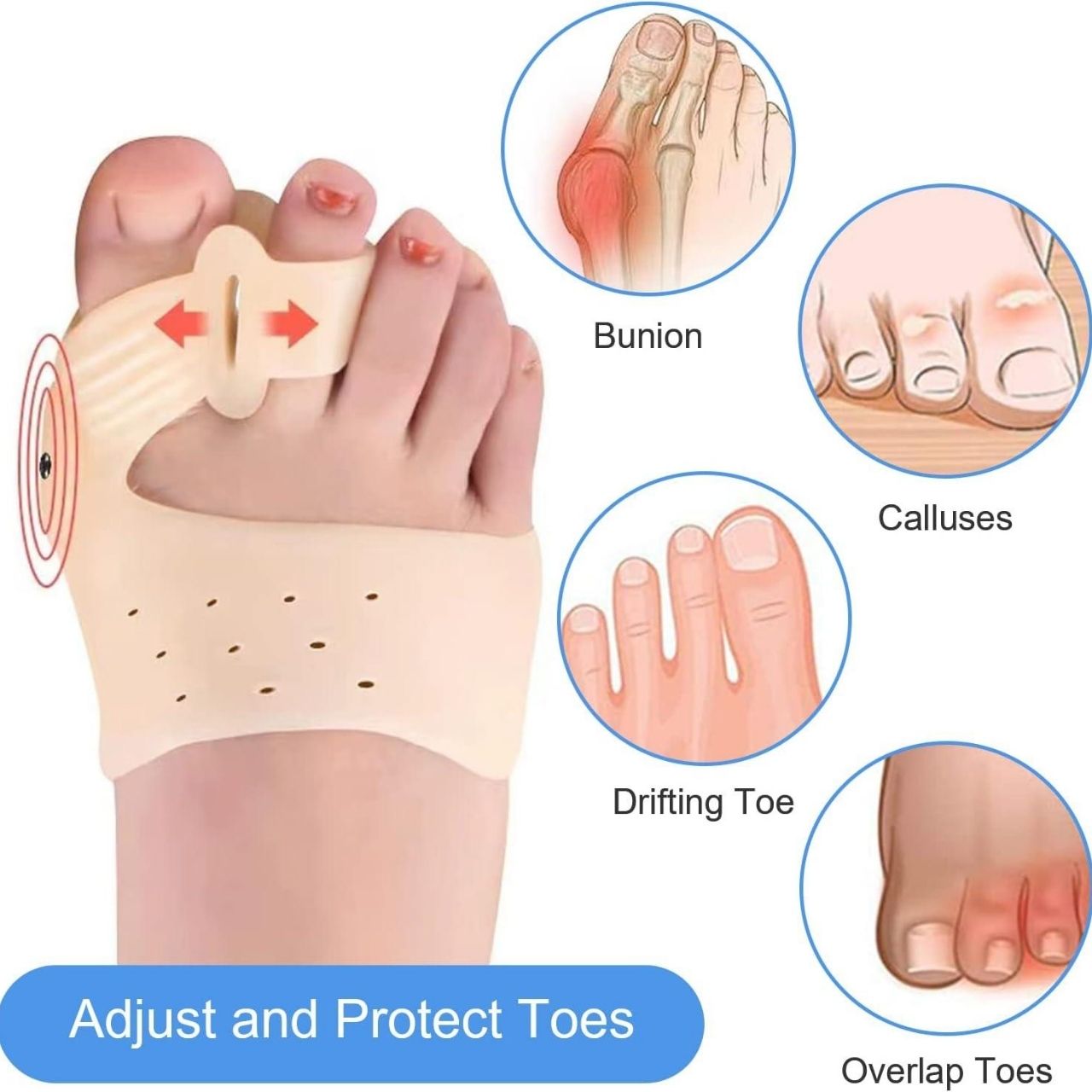 Pain relief for toe deformity