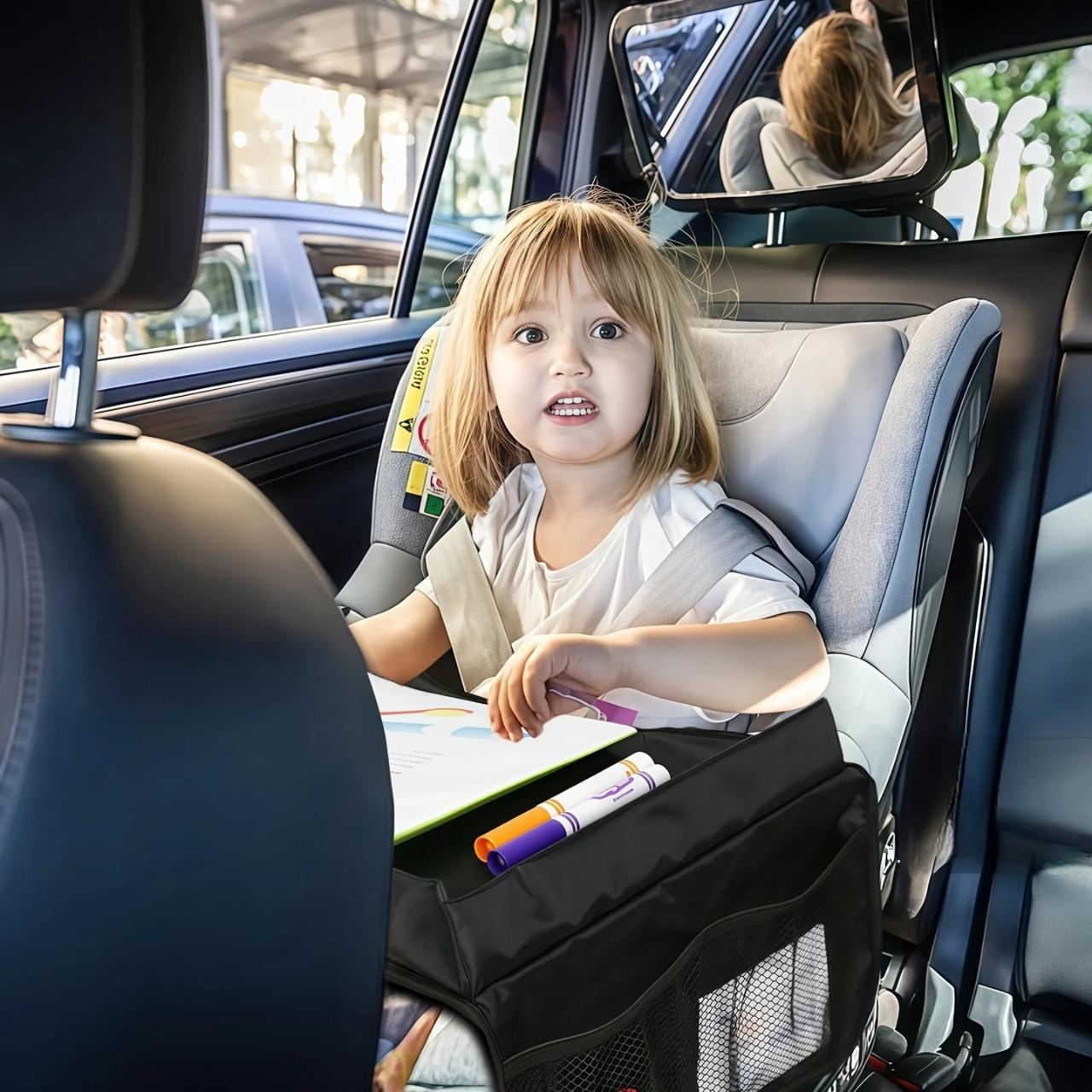 The child can learn, create, watch cartoons, eat snacks, etc. at the table.