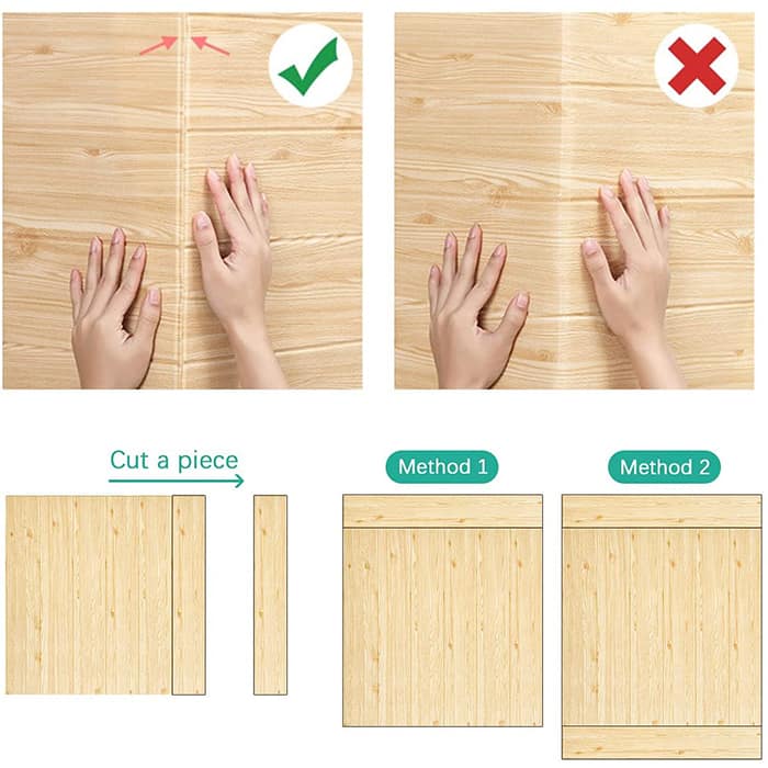 TreeWallStickers, self-adhesive 3D wallpaper to brighten up any room (4 pcs.) - Image 3