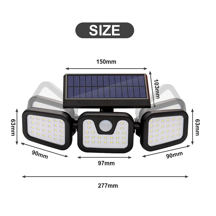 TripleSolar 3-sided solar lamp - Image 2