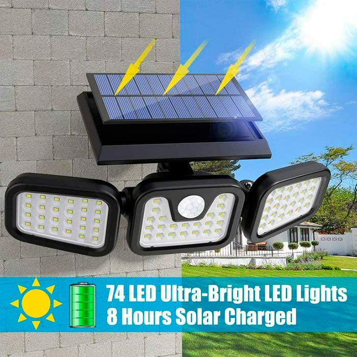 Solar power with 3m cable