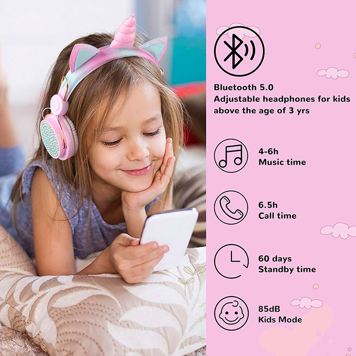 UnicornBuds, wireless baby headphones with the look of a unicorn - Image 9