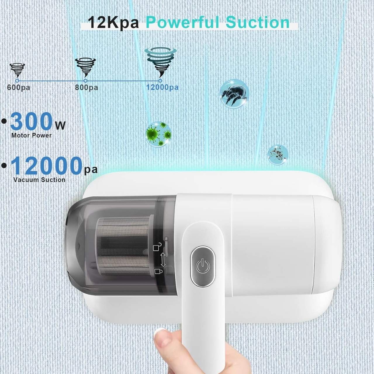 UV light provides wider coverage and ensures the killing of up to 99.7% of bacteria!