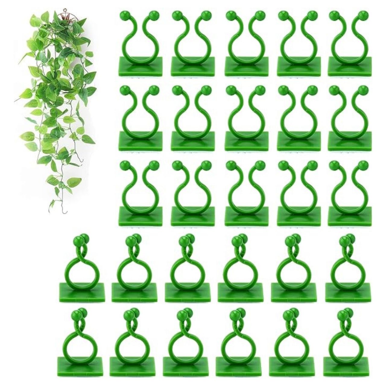 Vines, self-adhesive plant holders and climbers (100 pieces) - Image 4