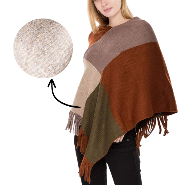 Elegant wool-blend shawl - Image 6