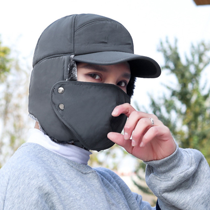 WarmCap – warm hat with ear and chin protection - Image 3