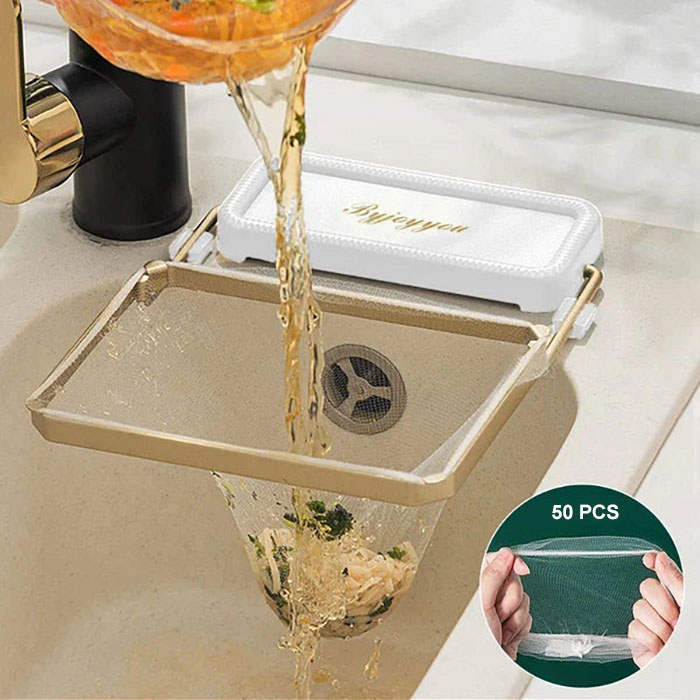 WasteStrainer, a holder with a mesh to be placed on the kitchen sink - Image 3