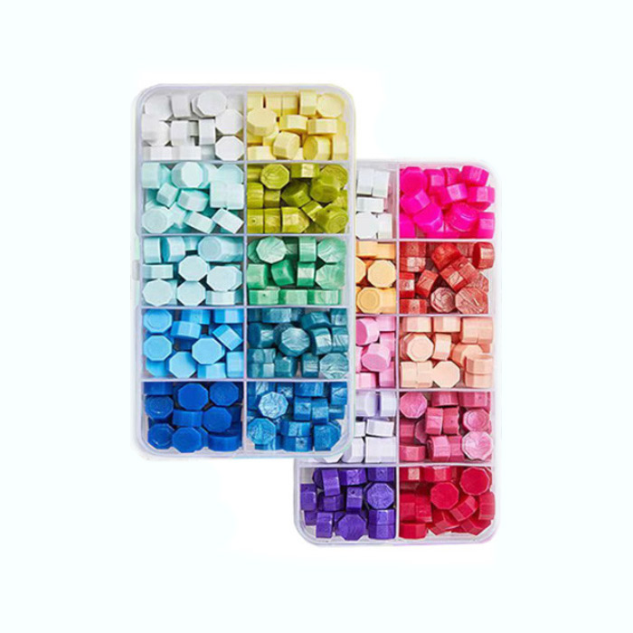 WaxPack, container with waxes of different colours (2 sets) - Image 2