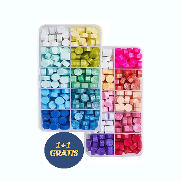 WaxPack, container with waxes of different colours (2 sets) - Image 4