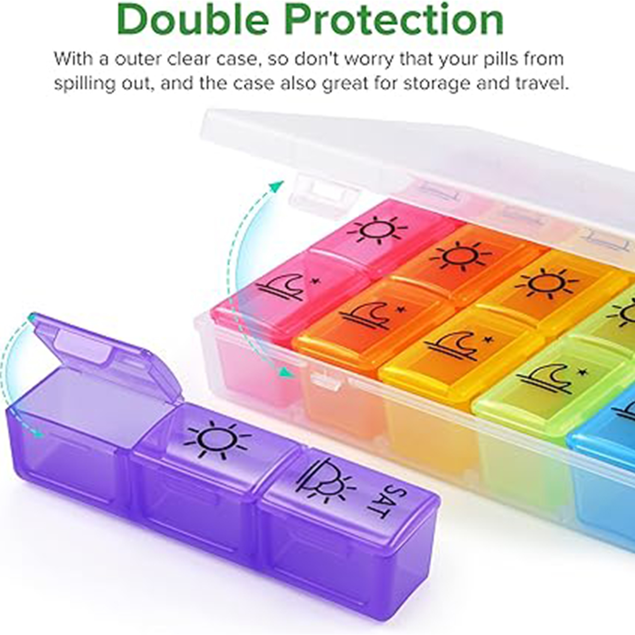 WeeklyBox, organiser for pills, food supplements or vitamins - Image 4