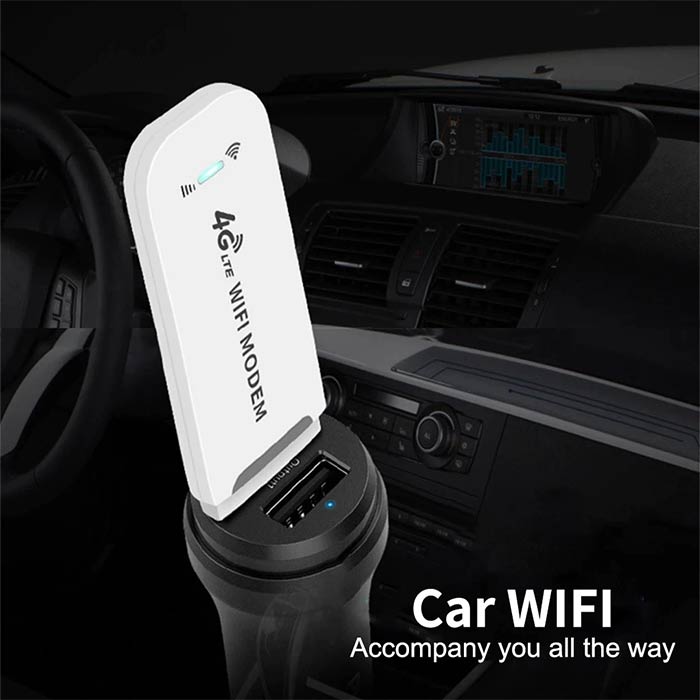 The Wi-Fi modem works by inserting your ISP's SIM card, plugging the adapter into your computer and start using the internet!