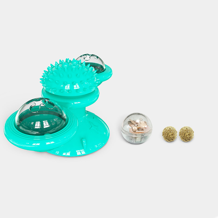 The light-up ball and catnip balls will encourage play that will last for hours!