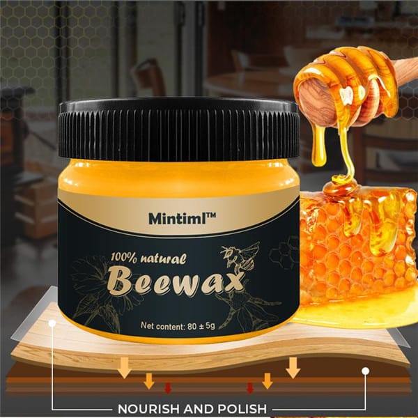 WoodWax, beeswax for refinishing wooden furniture, parquet or laminate - Image 2