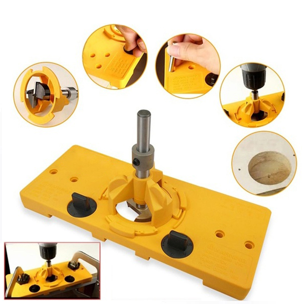 WoodWork, 7-piece Hinge Installation Tool Set (35 mm) - Image 7