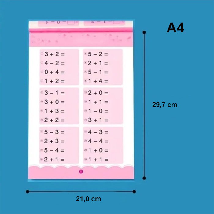 WorkBookMath, workbook for addition and subtraction up to 100 - Image 2