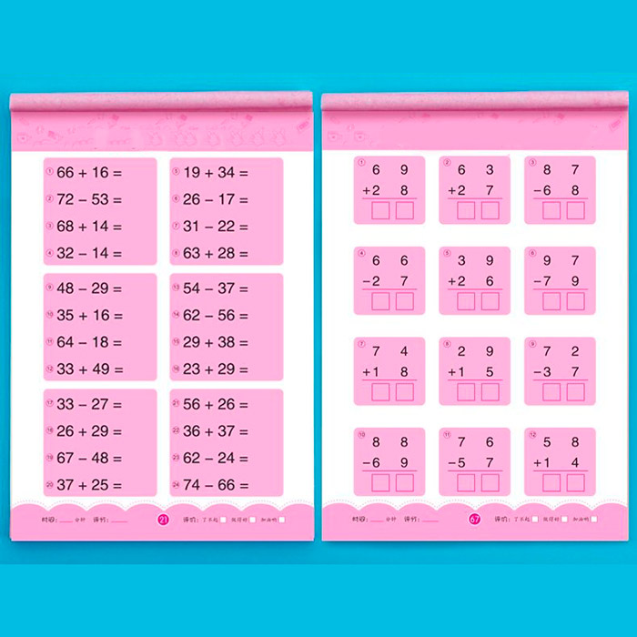 WorkBookMath, workbook for addition and subtraction up to 100 - Image 4