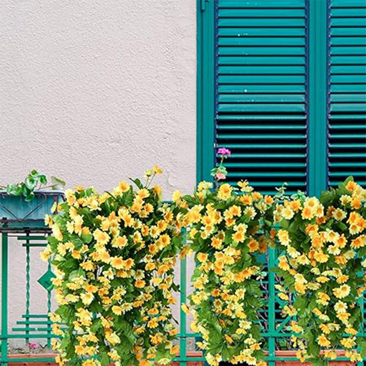 YellowFlowers, artificial hanging flowers with a natural look - Image 2