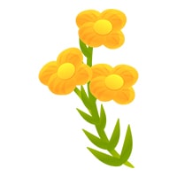 YellowFlowers, artificial hanging flowers with a natural look - Image 3
