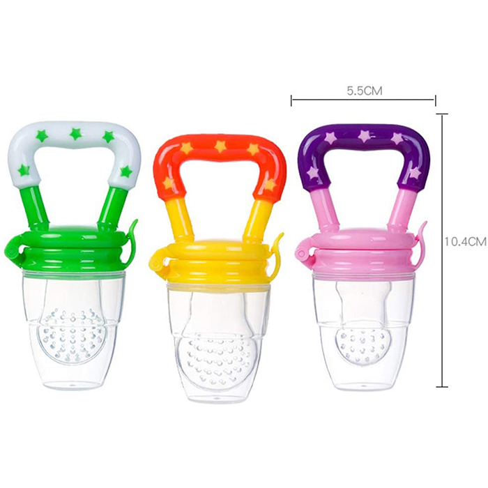 Yummi, an innovative pacifier for getting used to dense foods and learning about flavours (2 pcs.) - Image 3