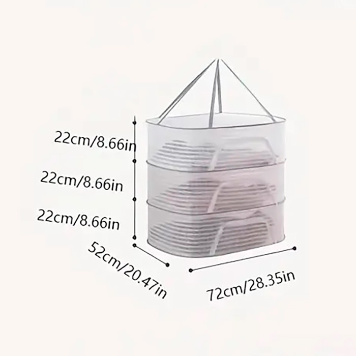 ZipBasket, foldable food drying rack - Image 2