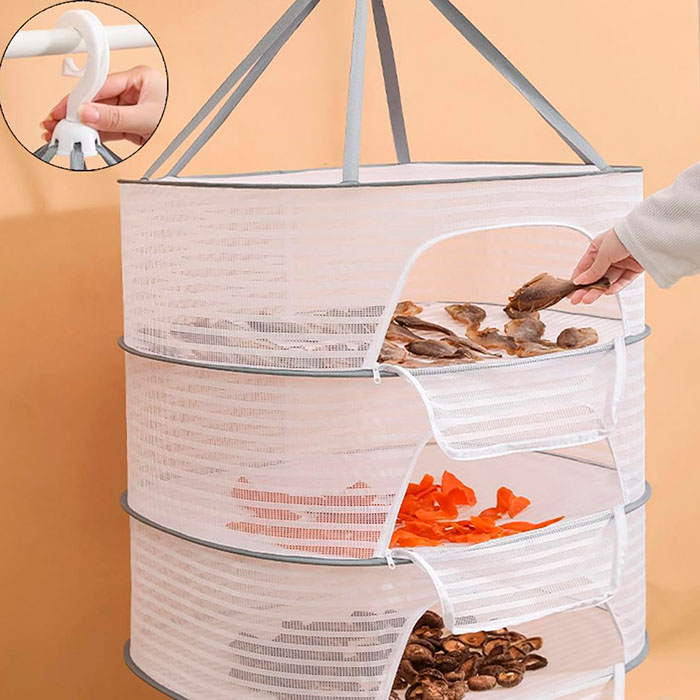 ZipBasket, foldable food drying rack - Image 6